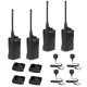 thumbnail image 1 of 4 x Motorola RDU4100 RDX Business Series Radio UHF Bidireccional (Negro) (RDU4100) + 4 x Micrófono con Altavoz Remoto HKLN4606 - Pack de 4 con Pack de Micrófono, 1 of 7