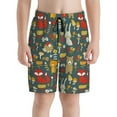 thumbnail image 2 of Cauagu Cute Animal Forest Print Swim Trunks for Men,Youth Boys Swim Shorts Compression Liner Beach Shorts Boys' Swimming Shorts 7-20 Years Bathing Suit-Medium, 2 of 7
