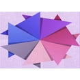 thumbnail image 1 of Ahgly Company Machine Washable Indoor Rectangle Transitional Mauve Purple Area Rugs, 8' x 10', 1 of 7