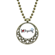 thumbnail image 1 of Me encanta argenting palabra bandera amor corazón ilustración Colgante Estrella Collar Luna Cadena Joyas Unbranded M, 1 of 3