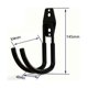 thumbnail image 2 of 2 Pack Garage Hooks Double Hooks Wall Hooks For Wall Mount Heavy Duty Storage Power Tools Ladder Ut, 2 of 5