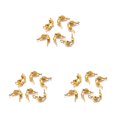 thumbnail image 2 of bedienty 200 Pcs Connecteurs de Bijoux Fer Résistant à l'Usure Perles Multicolores DIY Chaîne Boule Extrémité pour Fournitures de Fabrication de Bijoux Or 3Ensemble, 2 of 6