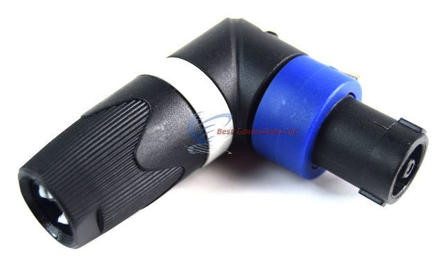 Lote 5 Conectores Speakon ángulo Recto 4 Pines Zebra Sound – Adaptador Acoplador X-1090L – Universal, Multicolor