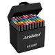 thumbnail image 1 of alchilalart Rotuladores a base de alcohol de 80 colores, juego de marcadores de alcohol, doble punta, marcadores de dibujo con alcohol, animación para adultos y niños, 1 of 5