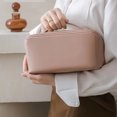 thumbnail image 4 of Neceser portátil de alto valor de gran capacidad femenino del bolso cosmético, hecho de PU, 4 of 5