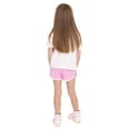 thumbnail image 4 of Barbie Toddler Girls T-Shirt and Shorts Set, 2-Piece, Sizes 2T-5T, 4 of 11