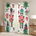 thumbnail image 2 of Manfei Merry Christmas Blackout Curtains Set of 2 (52x84 Each),Xmas Nutcracker Soldier Window Curtains,Chic Xmas Tree Curtains and Drapes For Child,Breathable Home Decor, 2 of 6