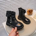 thumbnail image 5 of YMUQEIGH Children's Boots Kids Girls' Boots Outdoor Lace Up Boots Ankle Boots Short Toddler/Little Kids Boots Boys' boots, 5 of 7