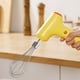 thumbnail image 1 of a de mano eléctrica portátil a de mano recargable USB a de mano eléctrica inalámbrica de mano para comida de bebé, pastel, cocina , Amarillo 1 Varill Amarillo 1 Varilla perfecl Mezclador de mano, 1 of 8
