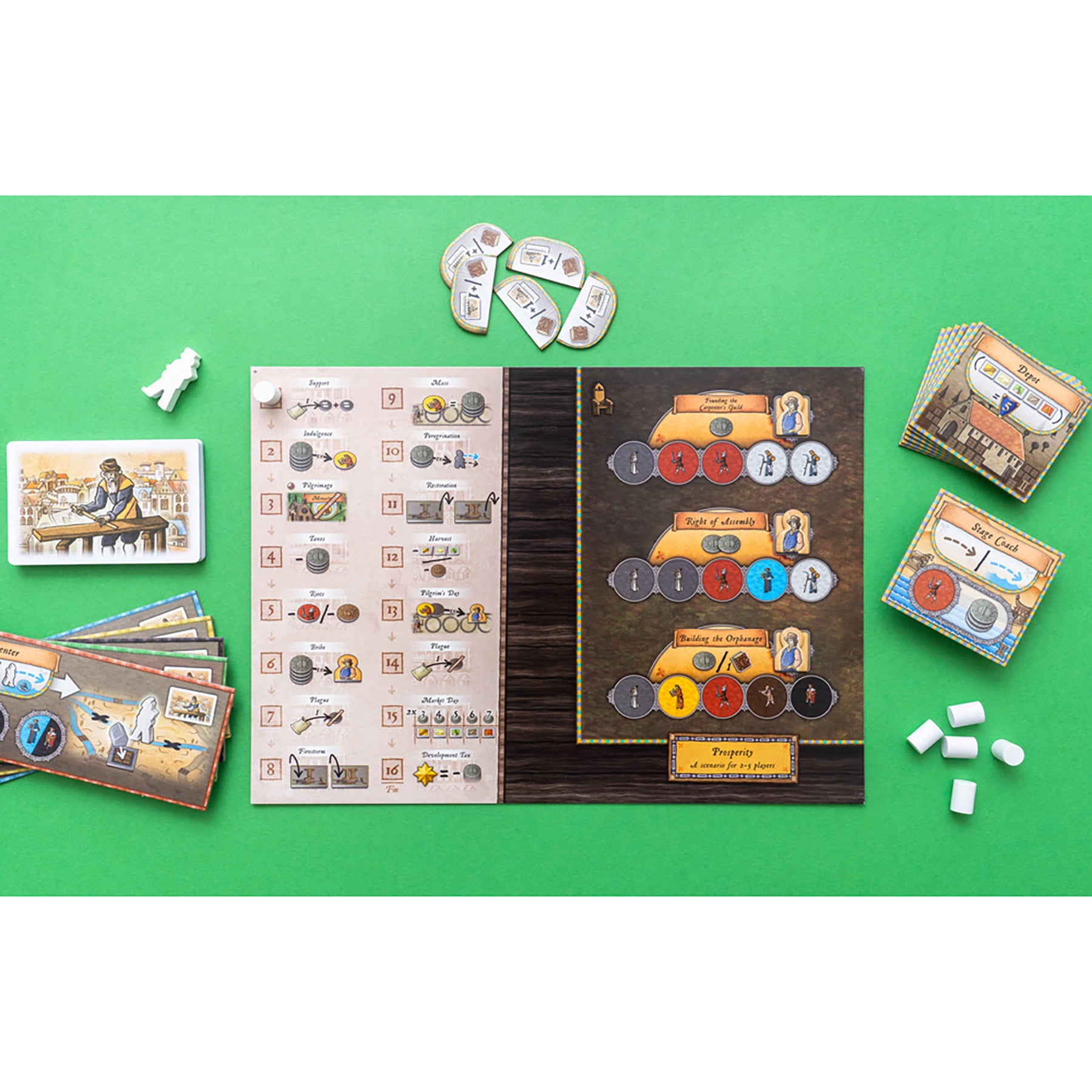 Capstone Games: Orleans: Invasion - Expansion to Orleans Strategy Board Game , 1-5 Players, Ages 12+, 90 to 120 Min Game Play