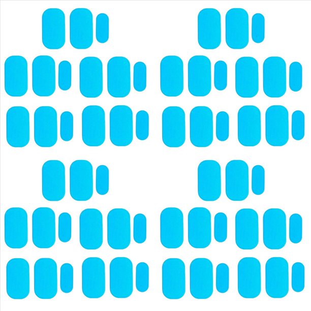60 Piezas Etiqueta Engomada del Hidrogel del Músculo de la Cadera EMS Entrenamiento Muscular de la Cadera Gel de Reemplazo ABS Glúteos Almohadillas de Gel para Músculos