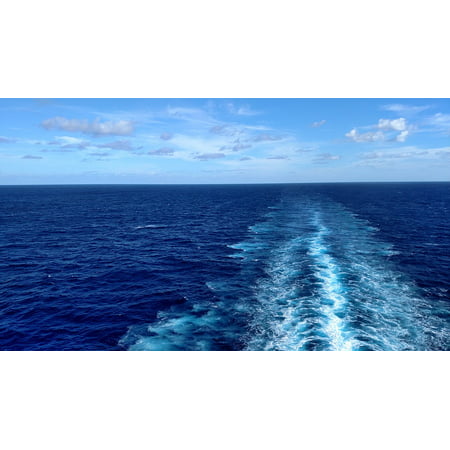 Canvas Print Caribbean Tropical Travel Ocean Sea Cruise Stretched Canvas 10 x
