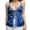 Blue, variant on Women Y2K Halter V-Neck Crop Tops Fairy Grunge E Girls Clothes Streetwear Cropped Tees Cami Tank Tops