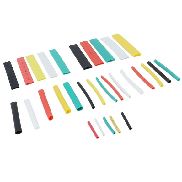 Herwey Heat Shrink Tubing,Heat Shrinkable Tubing,140Pcs Heat Shrink Tubing Insulation Protection Shrinkable Connector Kit 5 Colors Combination