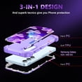 thumbnail image 3 of Casetego for Samsung Galaxy A55 5G/A35 5G Case,Heavy Duty Sturdy Shockproof Full Protection Rugged Hard PC+Soft TPU Bumper 6.6 inch Phone Case,Butterfly, 3 of 8