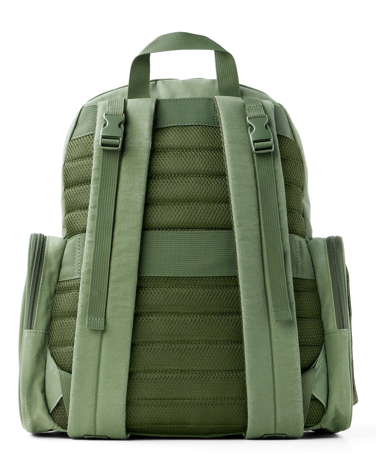Skip Hop Diaper Backpack, Luna Diaper Backpack, for All Age Groups, Sage