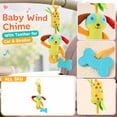 thumbnail image 3 of Kiddiway Baby Toy Teether Car Hanging Wind Chime - Plush Figurine Style, Baby Car Toys & Stroller Toys, Teething Toy with Soft Rattle, Sensory Soothing, BPA-Free, Hanging,b, 3 of 6