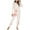 White, variant on Miluxas Tie Dye Pajamas Set Womens Loungewear Sleepwear 2 Piece PJ Sets White 10(XL)