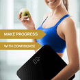 thumbnail image 3 of INEVIFIT Bathroom Scale, Highly Accurate Digital Bathroom Body Scale, Measures Weight up to 400 lbs. Includes a 5-Year Warranty - Black, 3 of 7
