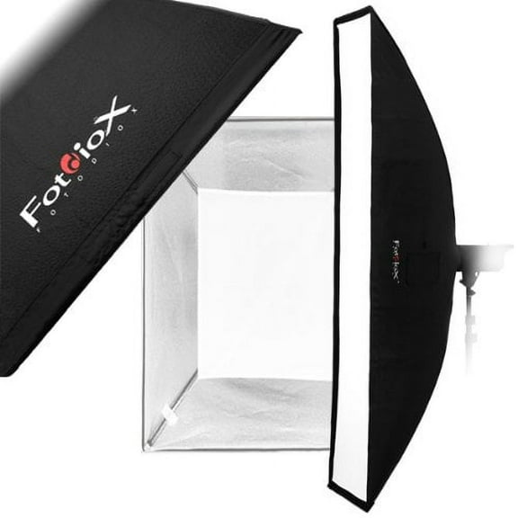 Fotodiox Pro 12x80in (30x200cm) Strip Softbox PLUS Grid (Eggcrate) for Studio Strobe/Flash with Soft Diffuser and Dedicated Speedring for Elinchrom Monolights