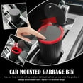 thumbnail image 2 of Car Garbage Can with Pressing Lid Car Trash Can Garbage Holder Rubbish Bin↖ R6K0, 2 of 9