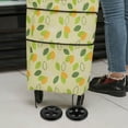 thumbnail image 2 of FONDOTIN 2Pcs Black Plastic Shopping Trolley Wheels for General Users 6.09X6.09X0.98in, 2 of 8