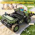 thumbnail image 3 of TOKTOO 24V Powered Ride on Dump Truck, 24V 2 Seater Ride on Car for Big Kid, 24 Volt Ride on Toy with Powerful Wheels for Boy Girl, 24V Ride Ons for Kid Aged 3-8Y, Green, 3 of 9