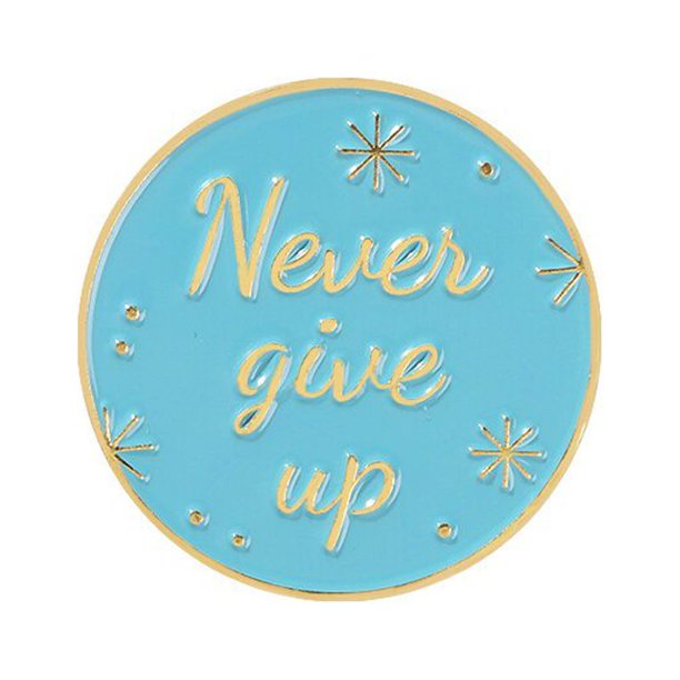 Citas Coloridas Creativas Texto Esmalte Pines Divertidos Medalla Corazón Inspirador Broches Insignias Solapa Pin Lindo Regalo De Joyería Para Amigos