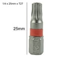 thumbnail image 3 of 4Pcs Magnetic T6-T40 Hex Head Screw Driver Bit 1/4Inch Hex Shank 25Mm Spanner T27, 3 of 10