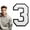D, variant on Zoxiy Iron on Numbers,Small Iron on Numbers,Iron on Big Varsity Numerals,Fabric Numbers,White Number Patches for DIY Team Uniforms Sports T-Shirts,Iron on Patches Numbers,Number Patches Iron On,1PC