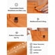 thumbnail image 4 of Pantalones cortos cargo NORTHYARD, ligeros y de secado rápido para hombre, color naranja, 4 of 8