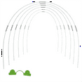 thumbnail image 1 of Replacement Fiberglass Long Arch Poles for Bike Tent, Tent Rods Replacement,Fiberglass Tent Pole Replacement, 1 of 7