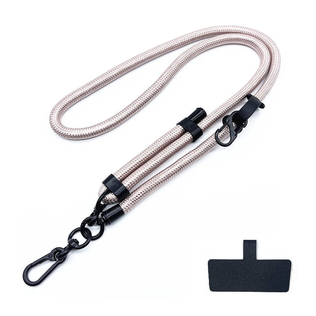 Cordón ajustable para teléfono móvil, correa para el cuello, correa para cámara antipérdida, clip de cuerda