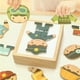 thumbnail image 2 of juego de madera cambio de ropa rompecabezas rompecabezas educativo juguete niños niños, 2 of 9