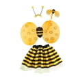 thumbnail image 3 of Disfraz de Bumble para niños, conjunto de cosplay para fiesta temática de disfraces, festival para niños Estilo D, 3 of 8