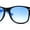 Black Blue, variant on Classic Iconic Pop Color Horn Rim Sunglasses Blue Smoke