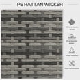 thumbnail image 2 of Amazon US High-Quality Listing for Rattan Wicker Outdoor Sofa with Cushions & Pillows, 2 of 7