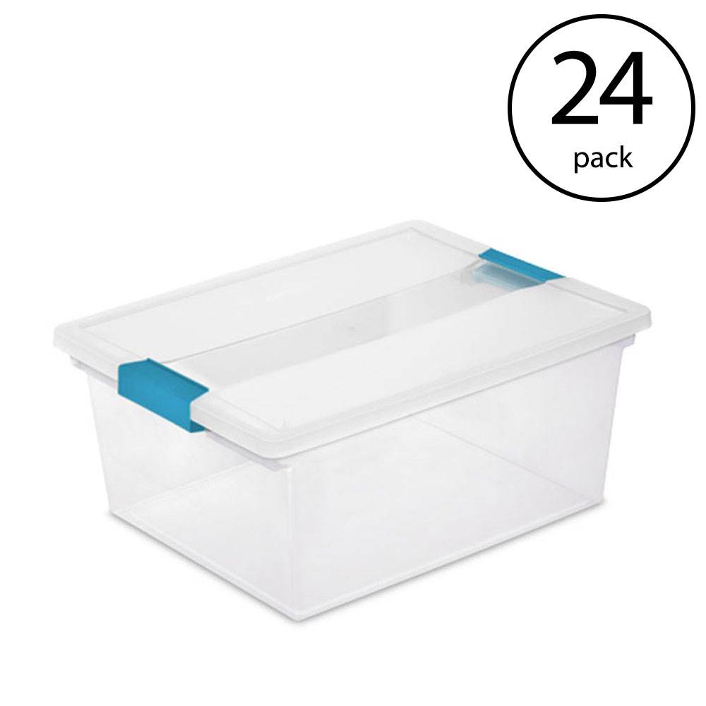 sterilite deep clip box jade sterilite deep clip box jade