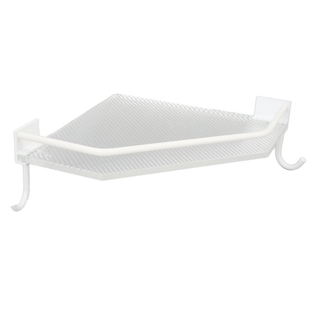Drill Free Acrylic Bathroom Storage Shelf Space Aluminum Wall Mounted Organizer Floating Shelf Bathroom Storage Rack Simple Houseware