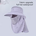 thumbnail image 4 of Under $1 PEONAVET Beach Hat Shawl Sun Hat Face Shading Fisherman Hat with Ponytail Hole Sun Hat Children, 4 of 7