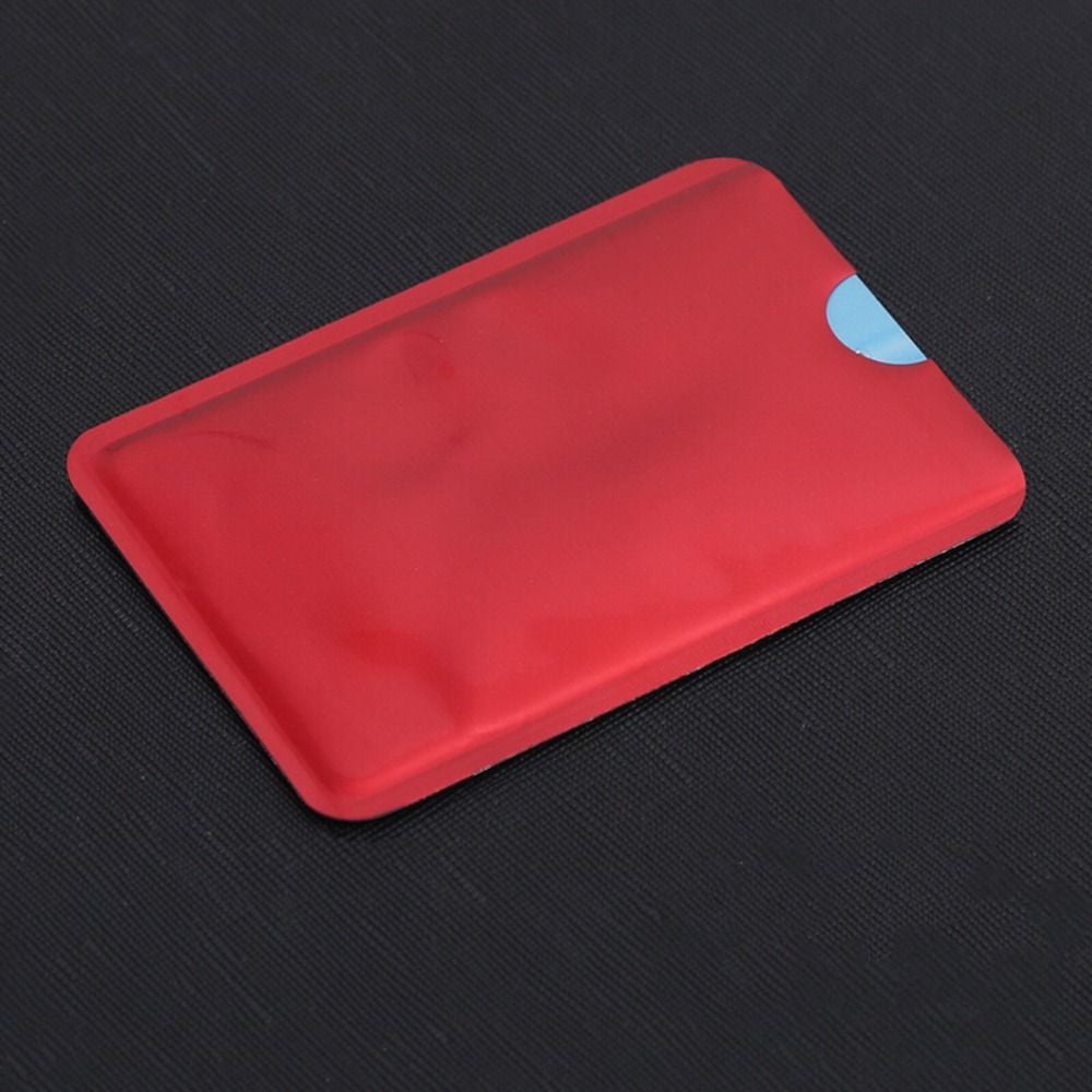 Shielding Signal Aluminum Foil Card AntiTheft RFID Card Read proof Wallet Cover Anti Scan RFID