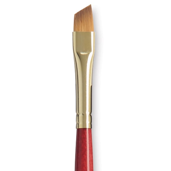 Princeton Brush Heritage Synthetic Sable Watercolor & Acrylic Brush, Angular Shader, 1/4"