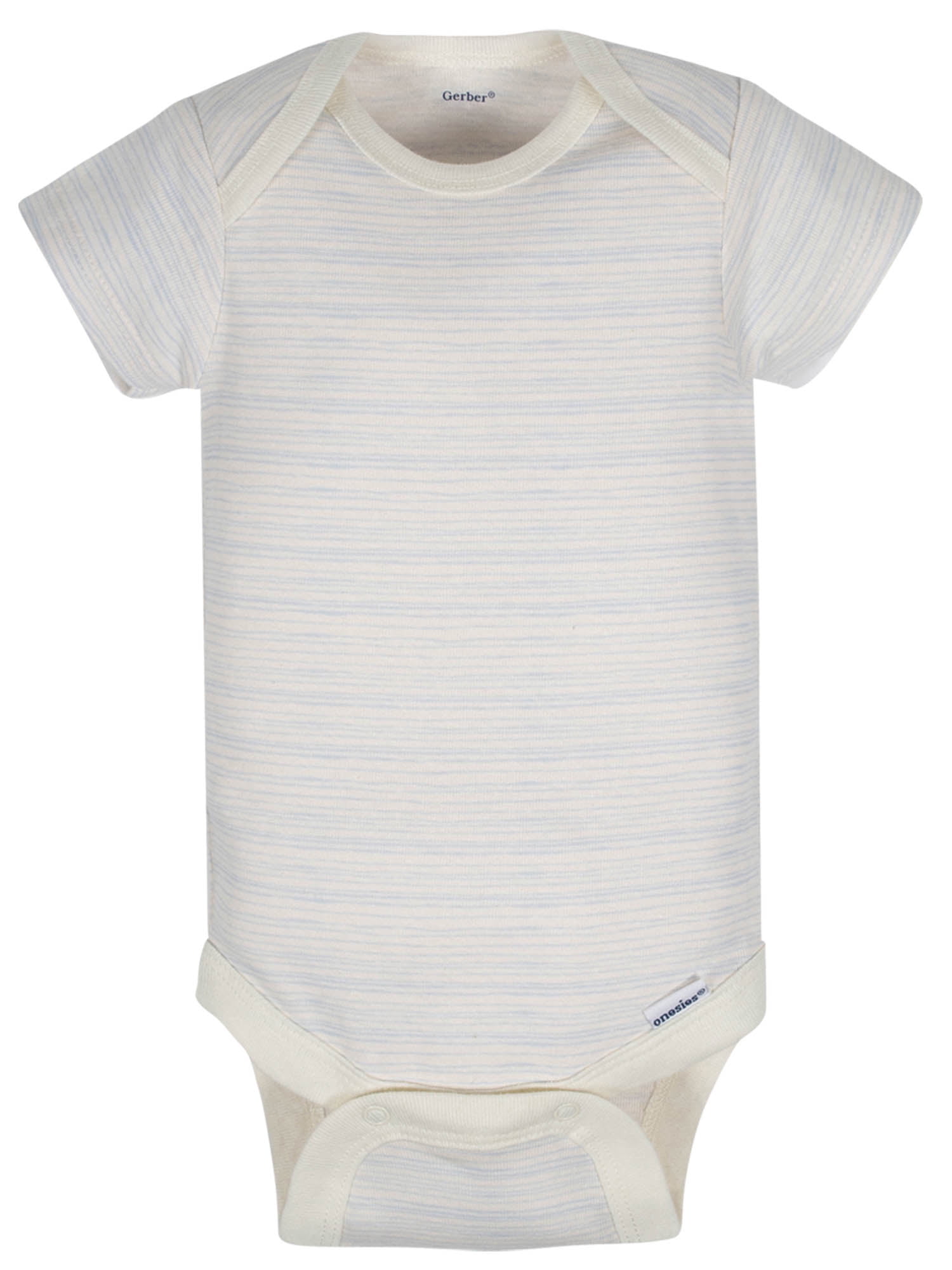 Gerber Organic Cotton Short Sleeve Onesies Bodysuits, 3pk (Baby Boy)