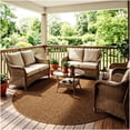 thumbnail image 5 of Koeckritz Rugs Garden Escape Rustic Copper Premium Indoor/Outdoor Round Area Rug, 12' Round, 5 of 8