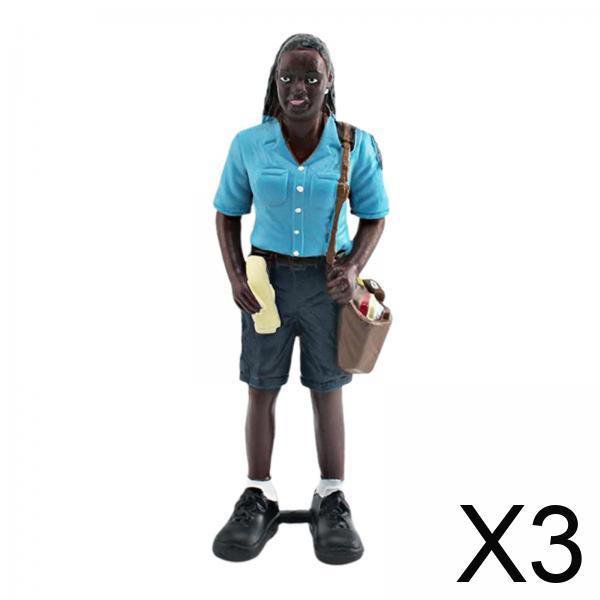 3 Figuras En Miniatura Coleccionables, Decoración De Diseño, Figura De Diorama En Miniatura