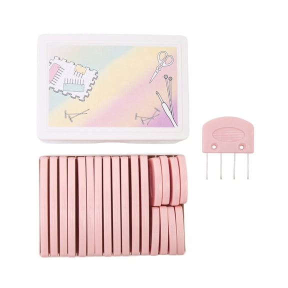 20Pcs Knit Blocking Combs 4-Pin 8-Pin Crochet Blocking Combs with Pin Knit Blocking Pin for Knitting Needlework Project