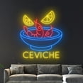 thumbnail image 4 of Handmadetneonsign Ceviche Neon Sign, Ceviche Restaurant Neon Led Wall Art Decor, Food Shop Wall Decor, 4 of 4