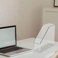 thumbnail image 6 of Fiocias Magazine Holder Desk Accessories Decorative File Box Dustproof Book Bin Document, 6 of 9