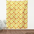 thumbnail image 4 of Ambesonne Tangerine Fabric by the Yard Upholstery, Cheerful Lemon and Orange, 10 Yards, Yellow Orange Lime Green, 4 of 5