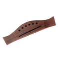 thumbnail image 4 of 6 Cordes en Bois de Rose Selle Traversante Pont de Guitare en Forme de Queue de Poisson pour Guitare Acoustique Folk Pièces de Rechange Accessoires, 4 of 5